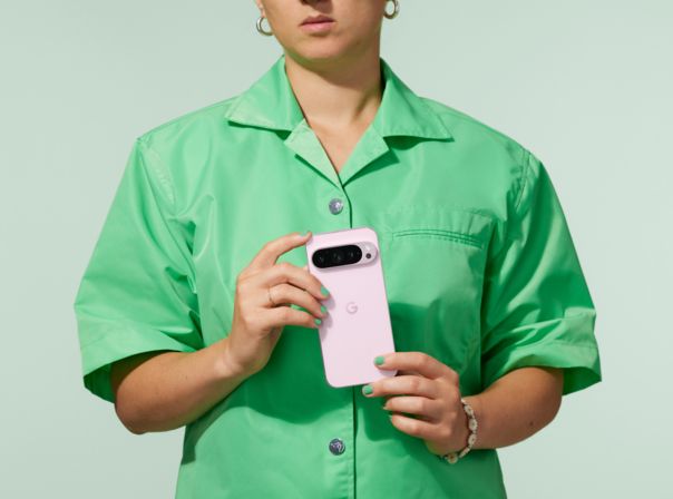 Google Pixel 9 Pro XL in der Farbe Rose Quartz